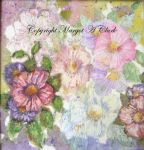 Floral Mist Collage Original Art Work